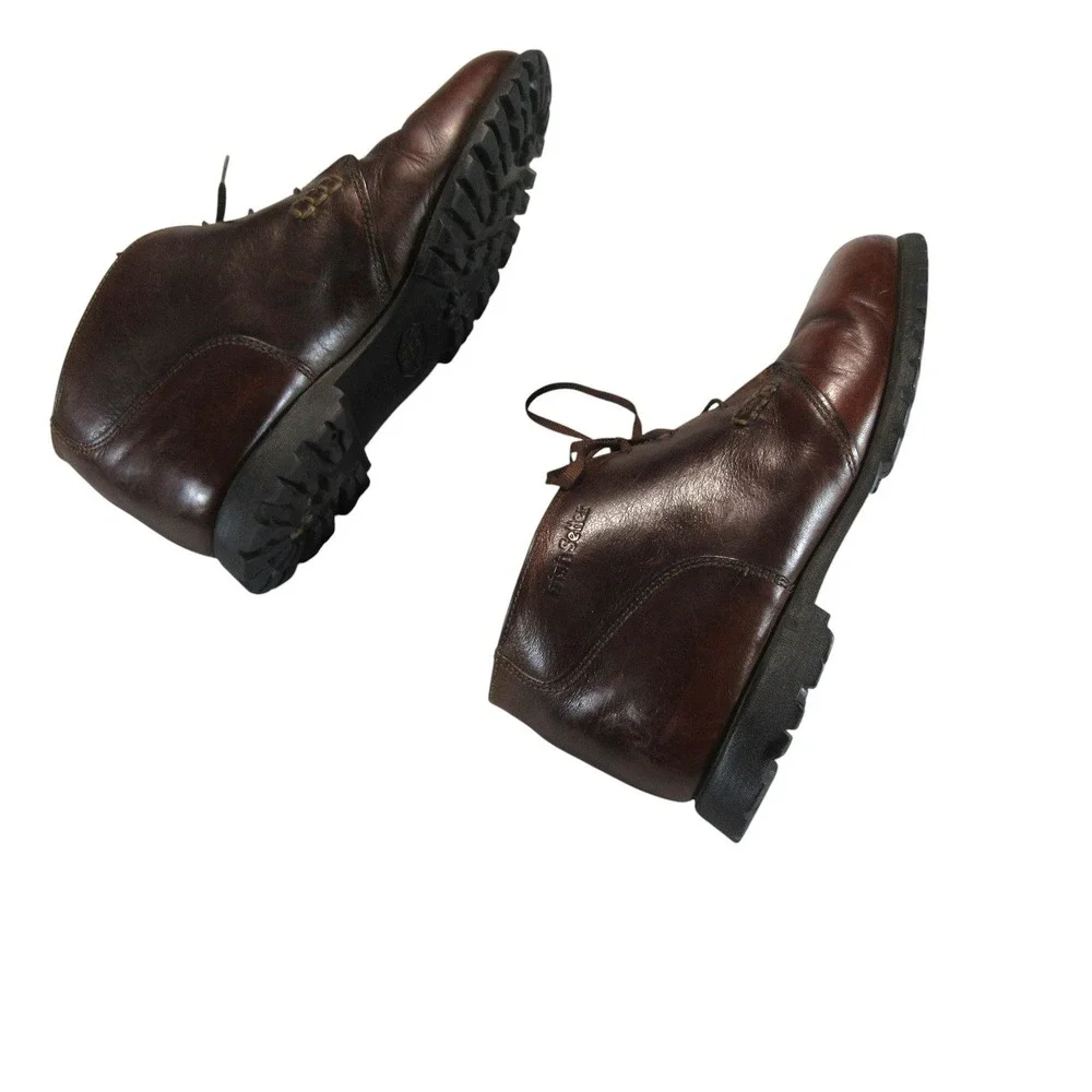 Irish Setter Chukka Boots 9.5 EE Brown Leather‎ Lace Up Vibram Sole 887 Vintage